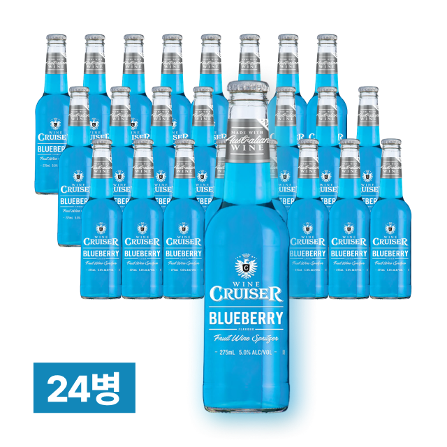 크루저 블루베리 275ml 24병 (1박스) 대표이미지