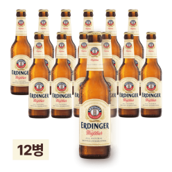 에딩거 바이스비어 헤페 330ml 12병 (1박스)