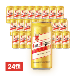 산미구엘 캔 500ml 24캔 (1박스)