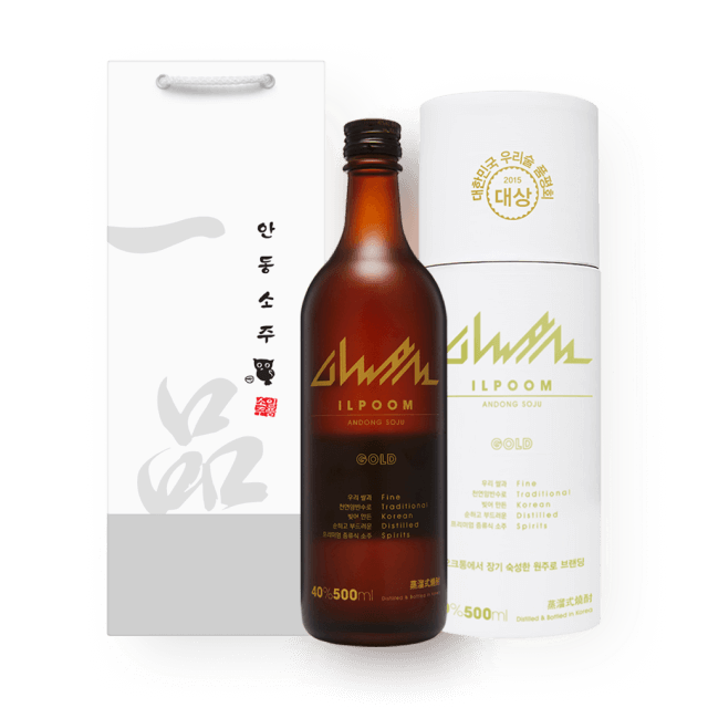 안동소주 일품 골드 소주 40도 500ml 대표이미지