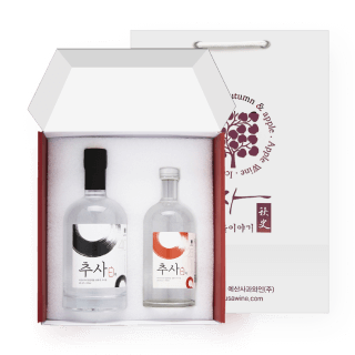 추사백 선물세트 (25도 350ml, 40도 500ml) 추사백 선물세트 (25도 350ml, 40도 500ml)