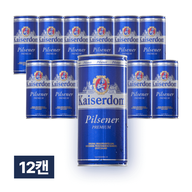 카이저돔 필스너 1,000ml 12캔 (1박스) 대표이미지