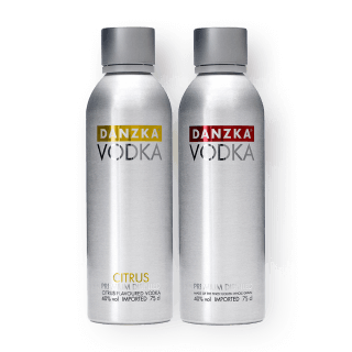 단즈카 보드카 750ml + 시트러스 750ml 실속 패키지 2병