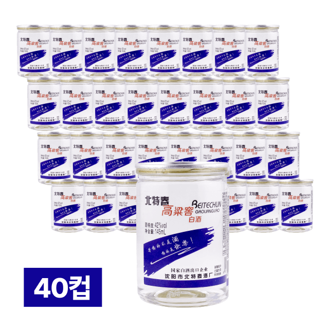고량교 컵술 42% 145ml 40병 (1박스)