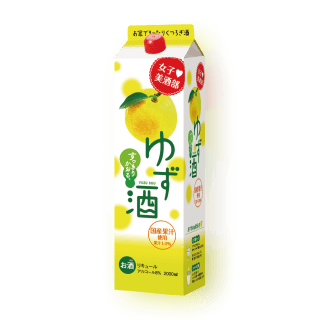 조시비슈부 유자슈 팩 2L (대용량 유자사케)