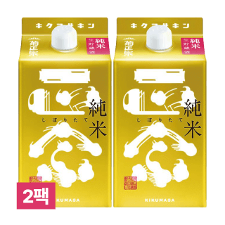 [추석특가] 키쿠마사무네 시보리타테 준마이 골드팩 (신상) 900ml 2팩