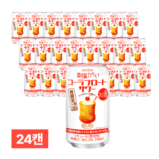 무카시 나츠카시 콜라 플로트 사와 350ml 24캔 (1박스)