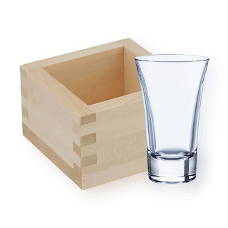 도요사사키 사케잔 100ml & SALUS 히노키 마스잔 세트 도요사사키 사케잔 100ml & SALUS 히노키 마스잔 세트