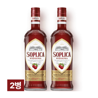 [폴란드 1위 보드카] 소플리차 체리 500ml 2병 세트