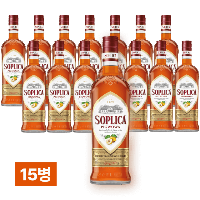 [폴란드 1위 보드카] 소플리차 모과 500ml 15병 (1박스)