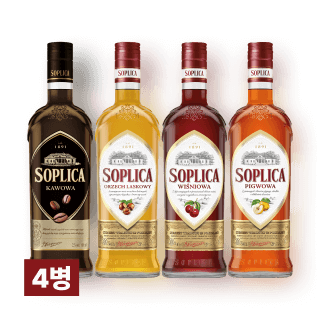 [폴란드 1위 보드카] 소플리차 4종 모두 즐겨요 세트
