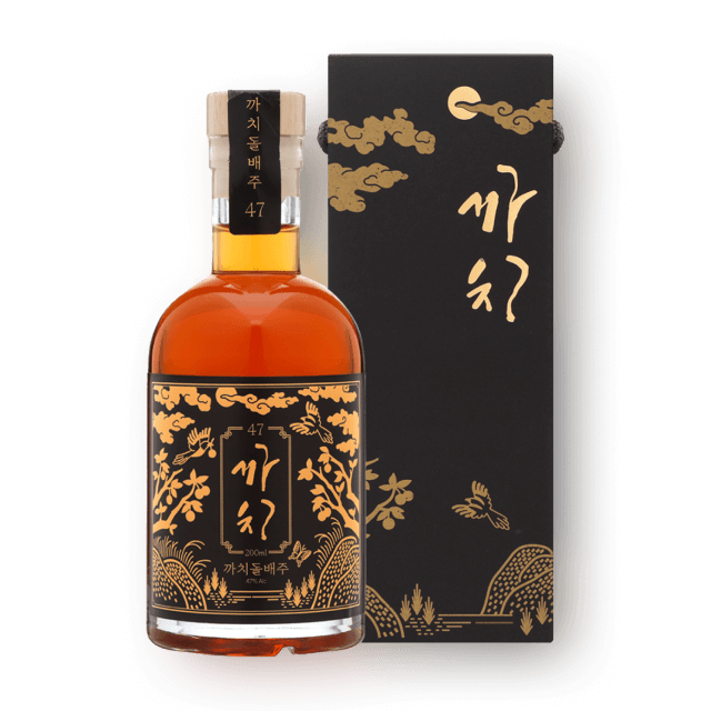밤바치 프리미엄 까치돌배주 47도 200ml