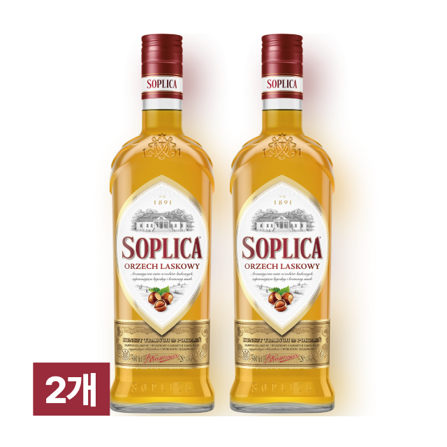 [폴란드 1위 보드카] 소플리차 밤 500ml 2병 세트 대표이미지