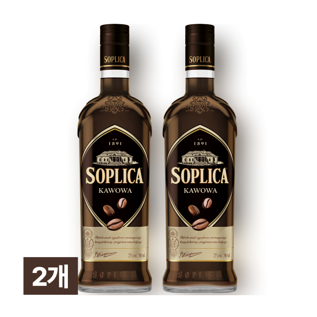 [폴란드 1위 보드카] 소플리차 커피 500ml 2병 세트 대표이미지