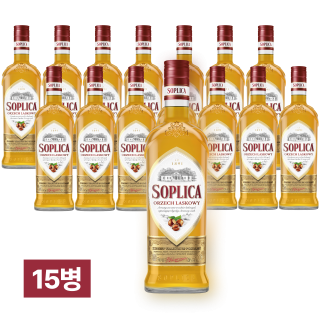 [폴란드 1위 보드카] 소플리차 밤 500ml 15병 (1박스)