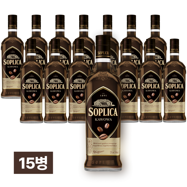 [폴란드 1위 보드카] 소플리차 커피 500ml 15병 (1박스) 대표이미지