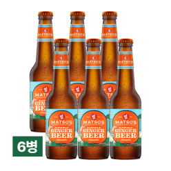 [호주 1위 알코올 진저비어] 매소스 진저비어 330ml 6병