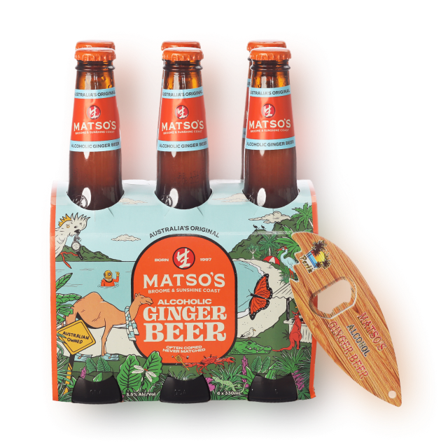 [호주 1위 알코올 진저비어] 매소스 진저비어 330ml 6병