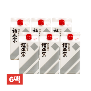 [새해특가] 후쿠마사무네 실버라벨 900ml 6팩 (1박스)