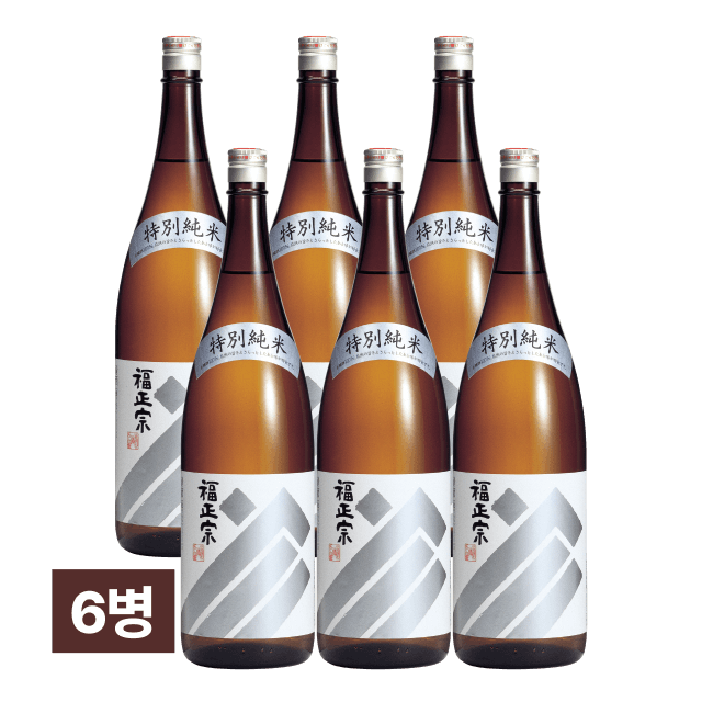 후쿠마사무네 실버라벨 1.8L (대용량) 6병 (1박스) 대표이미지