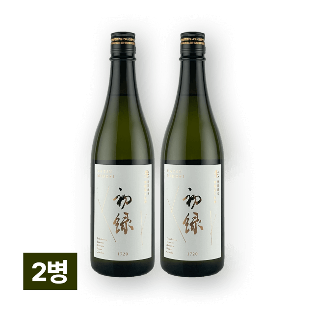 하츠미도리 토쿠베츠 준마이 무로카 나마겐슈 720ml 2병 대표이미지