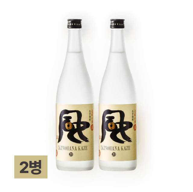 이키노하나 카제 20도 (보리소주) 720ml 2병 대표이미지