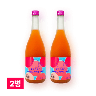 스테키나 레드그레이프후르츠(자몽 사케) 720ml 2병