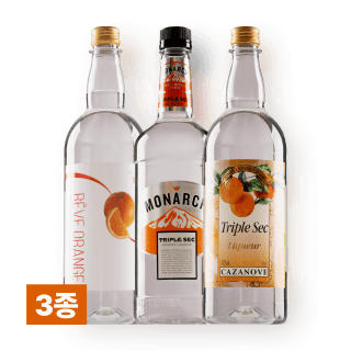트리플섹 1,000ml 3종 세트 (레브오렌지, 모나크, 카자노브)