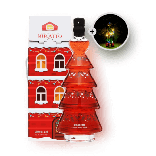 [겨울할인] 미르아토 크리스마스 트리 와인 로제 12도 745ml (LED 코르크 전구 증정)