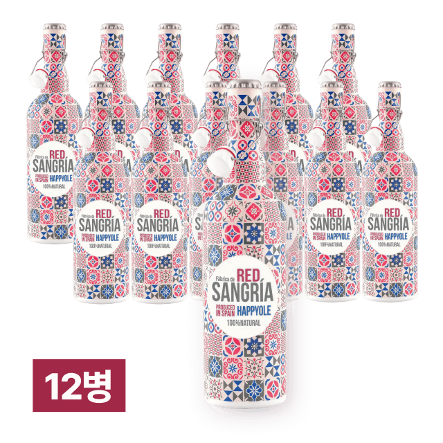 해피올레 샹그리아 레드 750ml 12병 대표이미지