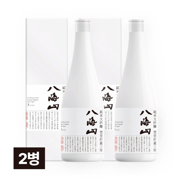 핫카이산 준마이다이긴죠 유키무로 3년 숙성 720ml 2병 대표이미지