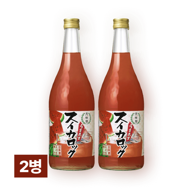 월계관 스이카록 (신상 수박 사케) 720ml 2병 대표이미지