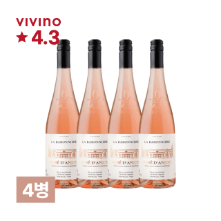 라 바로니에르 로제 당주 750ml 4병