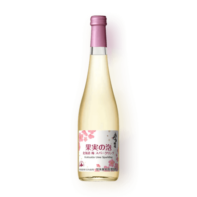 [세금포함] 홋카이도 와인 쿠다모노노아와 매실 스파클링 500ml 대표이미지