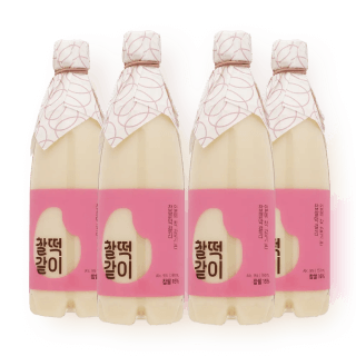 찰떡같이 9도 750ml (찹쌀막걸리) 4병