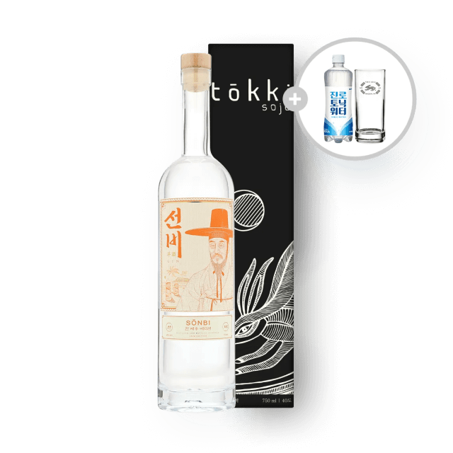 토끼소주 선비진 48도 750ml (제주 에디션, 토끼잔, 토닉워터 증정) 대표이미지