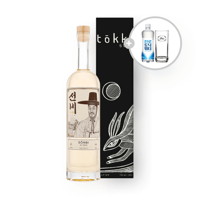 토끼소주 선비진 오크 48도 750ml (토끼잔, 토닉워터 증정) 대표이미지