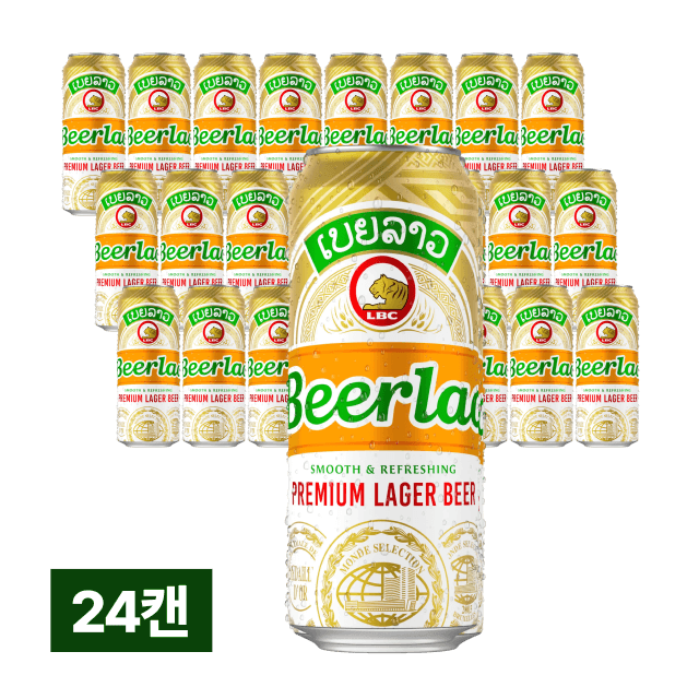 비어라오 라거 500ml 24캔 (1박스) 대표이미지