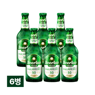 비어라오 그린 330ml 6병