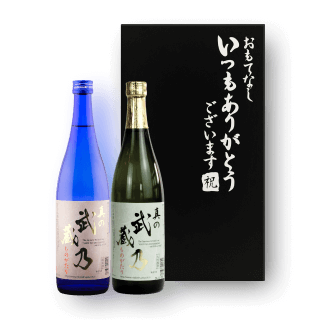 월드L&F 명절 사케 선물세트 6호 - 무사시노 블루 & 블랙 (총 2병)