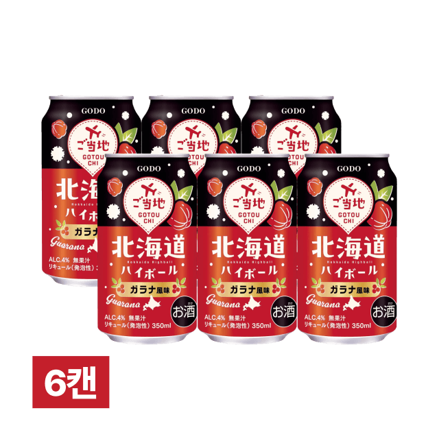 오에논 훗카이도 하이볼 350ml 6캔 대표이미지