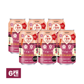 오에논 도쿄 하이볼 350ml 6캔