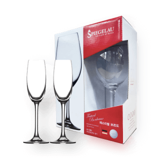 슈피겔라우 페스티벌 샴페인 플루트 2본입