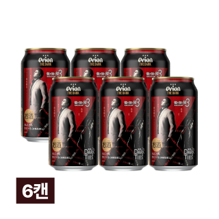 [세금포함] [2/13 순차출고] 오리온 더 다크 (용과 같이 콜라보 한정판) 350ml 6캔