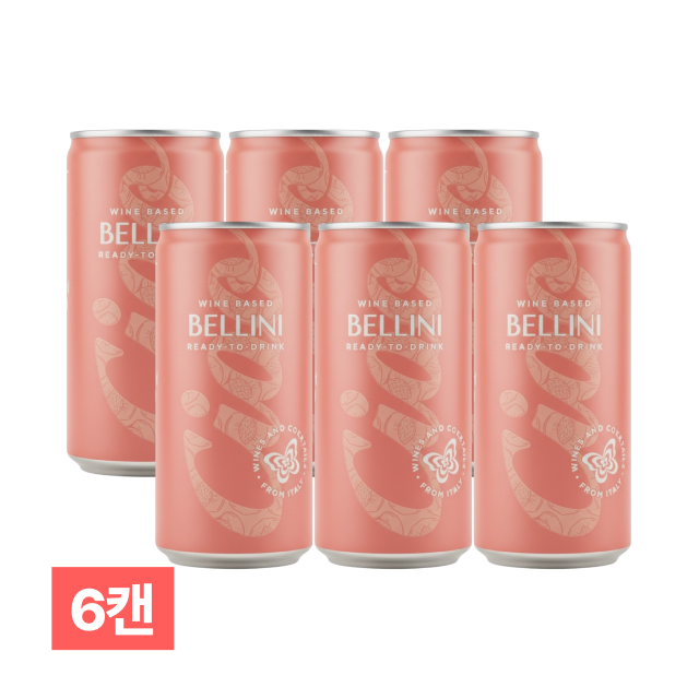 챠오 벨리니 신상 캔와인 200ml 6캔 대표이미지