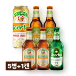 [한정특가] 라오스 국민 맥주 비어라오 모두 즐겨요 패키지 (총 5병 & 1캔)