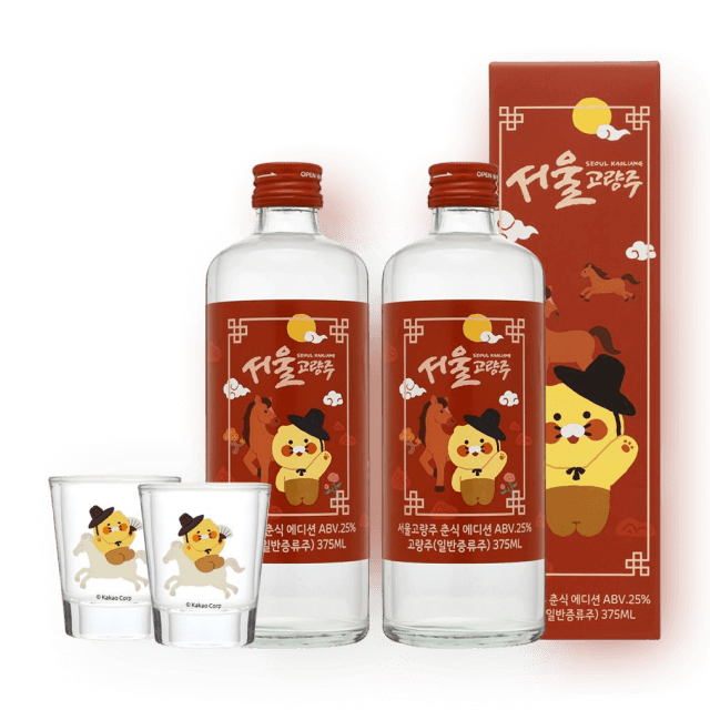 서울고량주 춘식 에디션 25도 375ml 2병 대표이미지