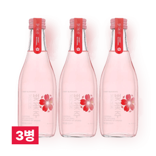 맑은내일 벚꽃주 7% 300ml 3병