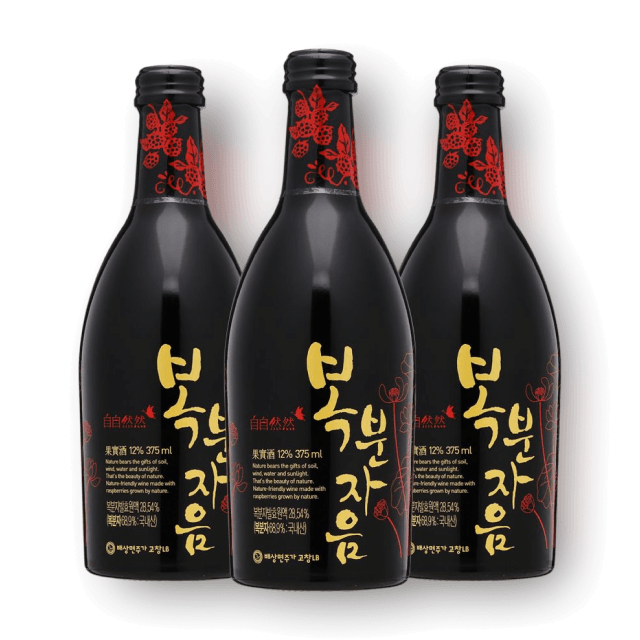 복분자음 12% 375ml 3병 대표이미지