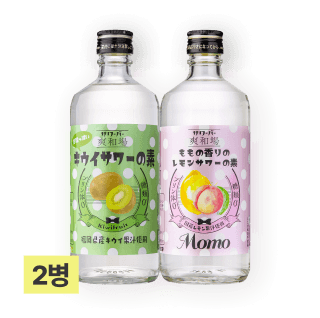 사와바 (키위+피치) 500ml (총 2병)